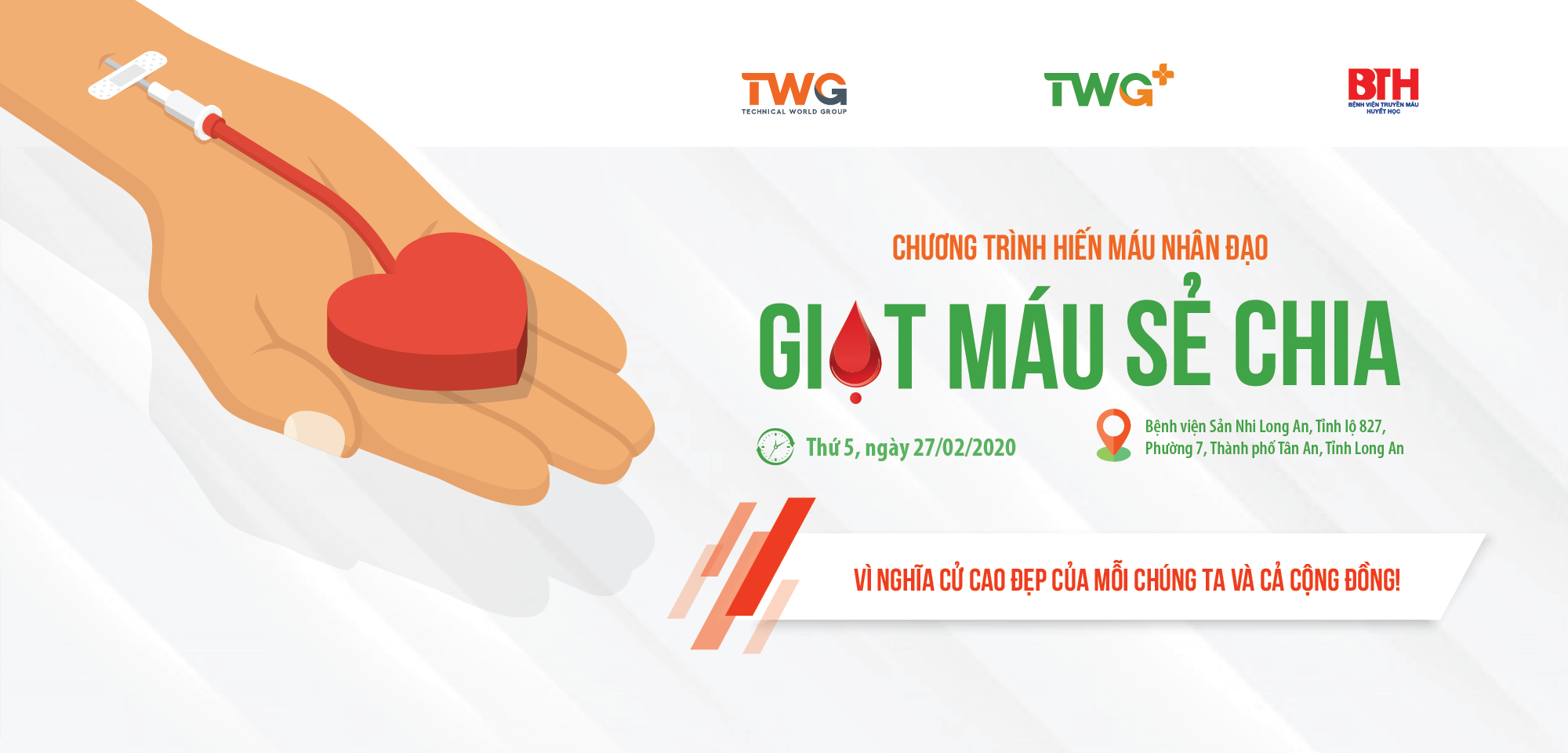 TWG MEMBERS, LET’S JOINING THE PROGRAM OF BLOOD DONATION!