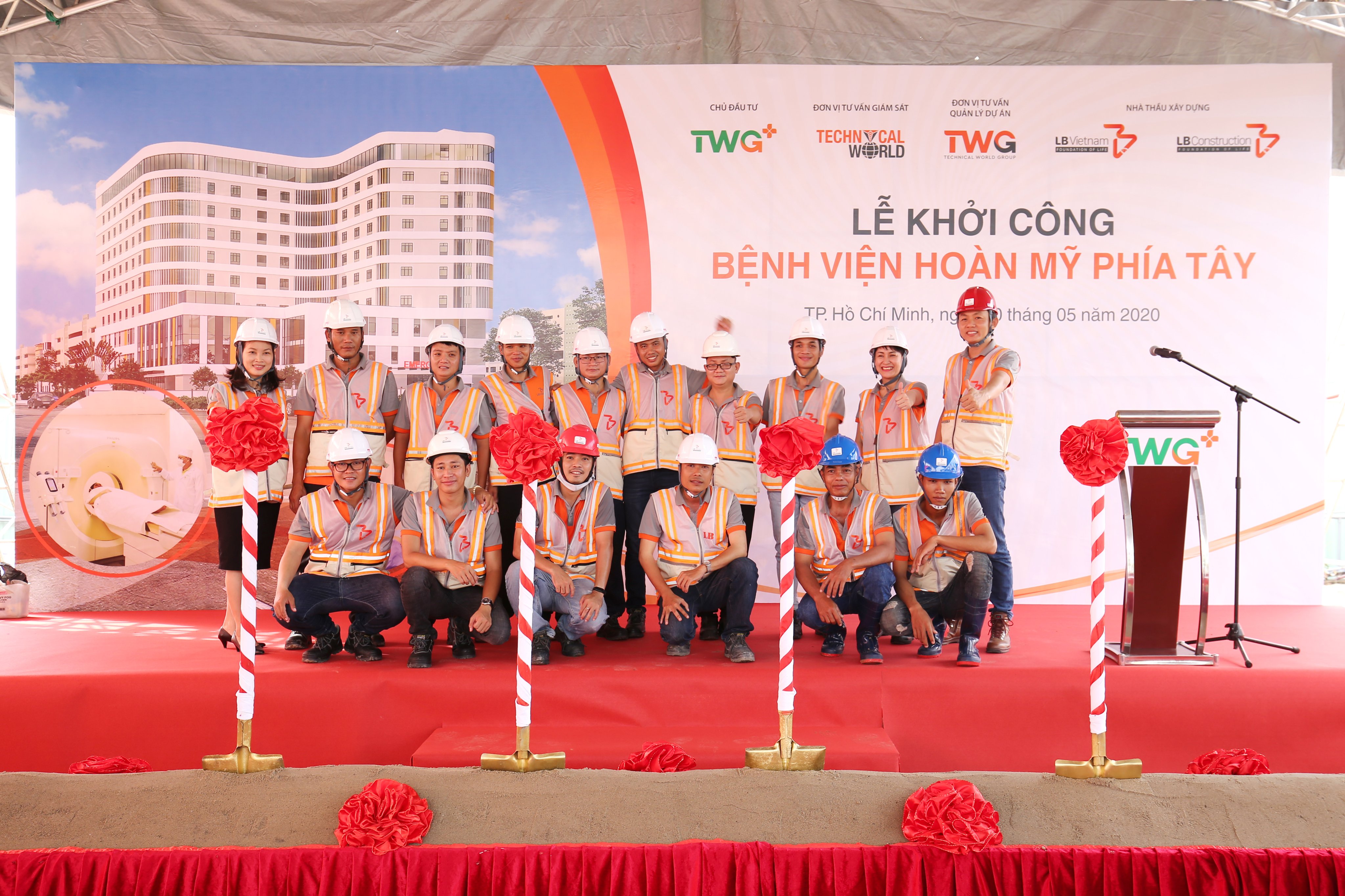 KHỞI CÔNG BỆNH VIỆN HOÀN MỸ PHÍA TÂY VỚI TỔNG VỐN ĐẦU TƯ GẦN 1000 TỶ ĐỒNG (VTV1)