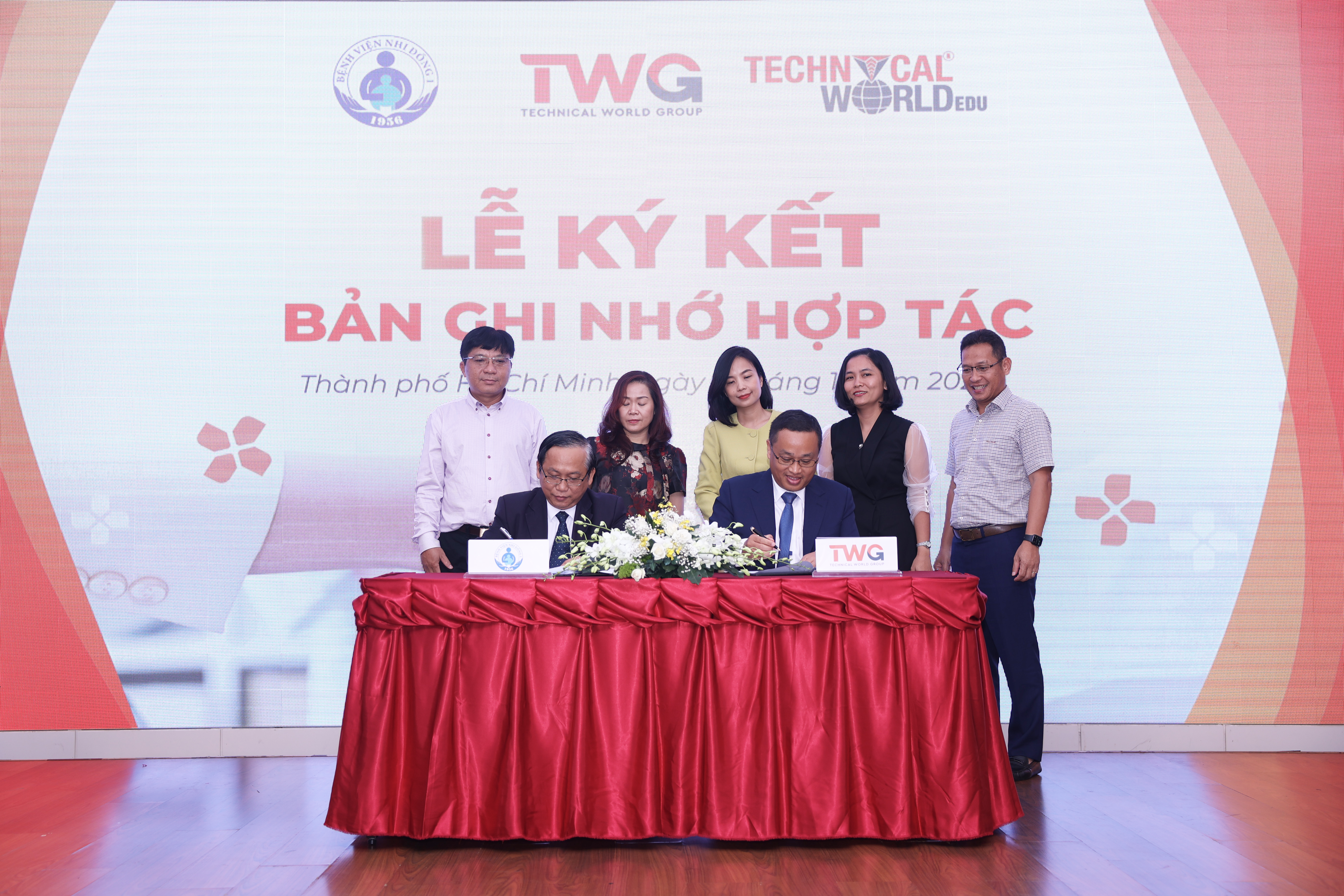 TẬP ĐOÀN TWG KÝ KẾT THÀNH CÔNG HỢP TÁC VỚI BỆNH VIỆN NHI ĐỒNG 1