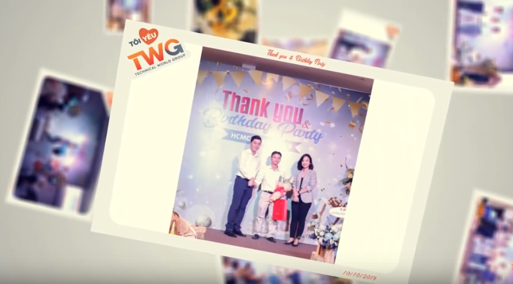 THANK YOU & HAPPY BIRTHDAY" THÁNG 10/2019